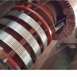 Ротор электродвигателя VEM. DSRAJ-6323-6WF. Мощность 2000 кВт.